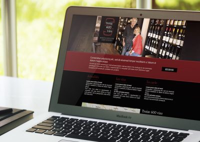 Webdesign – Restaurant / Bar à vin